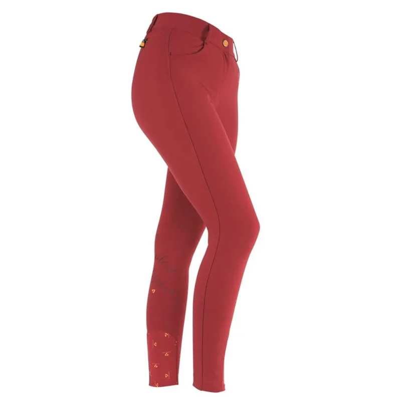 Aubrion Ladies Liberty Breeches - Red 